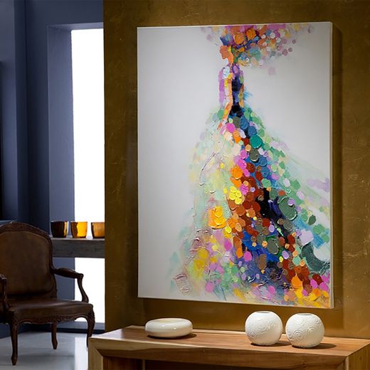 Gala Abstrakte Leinwand, 90x4x120cm