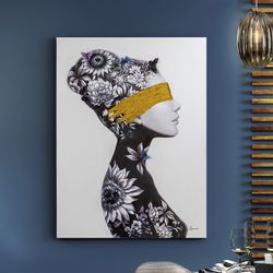 Canvas Bust Profile I, 90x4x120cm