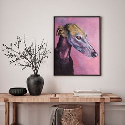 Lienzo Galgo 150x4x120 cm Rosa