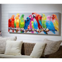 Tela Uccelli tropicali, 180x4x60cm