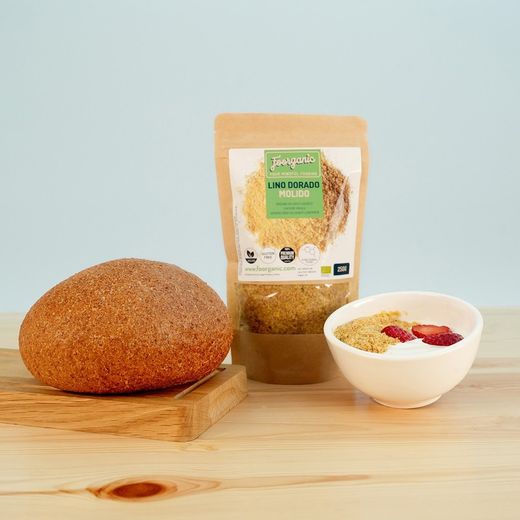 Lino dorato macinato ECO, 250 gr