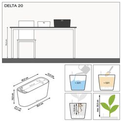 Autologous Pot Owl Delta Premium 20 Complete Kit White