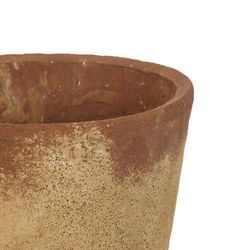 Τσιμεντοδοχείο Rustic L Καφέ, Ø24,5x23,5cm