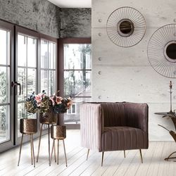 Angon iron planter 20x20x56 cm