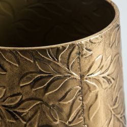 Macetero Angon de Hierro Dorado Ø28x80 cm
