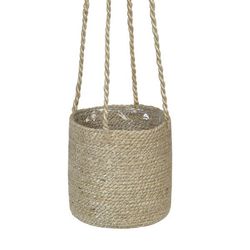 Jute Hanging Planter, Ø16x90cm