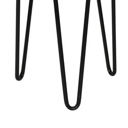 Planter with Base Branches L in Silver/Black Metal, Ø26x54 cm