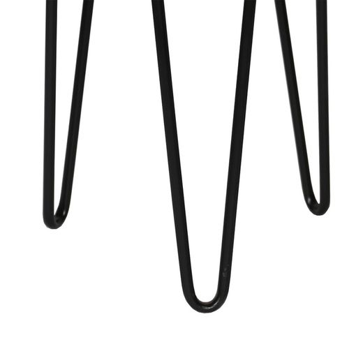 Planter with Base Branches L in Silver/Black Metal, Ø26x54 cm