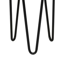 Planter with Base Branches S in Silver/Black Metal, Ø22x46 cm