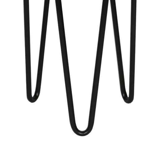 Planter with Base Branches S in Silver/Black Metal, Ø22x46 cm