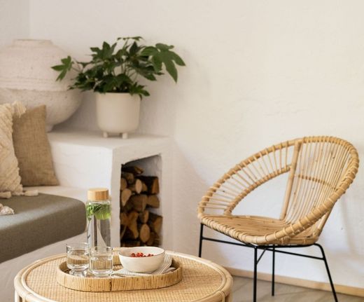 Jardinière en céramique L Blanc, Ø21,5x23cm