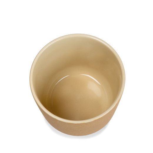Jardinière en céramique S Beige, Ø18x18,5cm