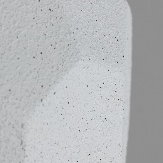 Macetero de poliresina en blanco, 45 x 45 x 46 cm | Elmur