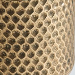 IJzeren plantenbak 28x28x55 cm