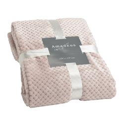 Pink Checkerboard Blanket 170 x 130 cm
