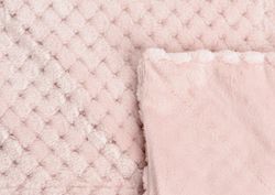 Pink Checkerboard Blanket 170 x 130 cm