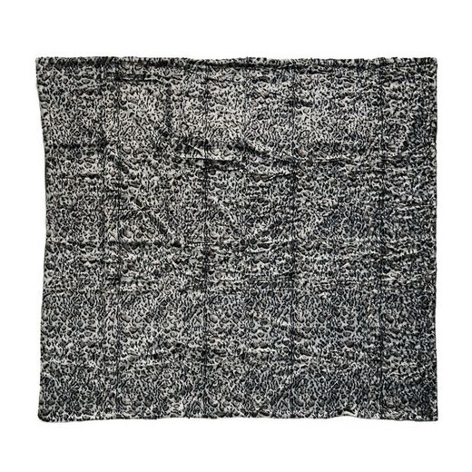 Λευκή κουβέρτα λεοπάρ, 200x220x1cm