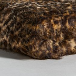 Brown Leopard Blanket, 130x170x1cm