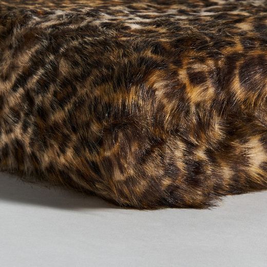 Brown Leopard Blanket, 130x170x1cm