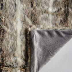 Kocyk Szary Wilk, 130x170x1cm