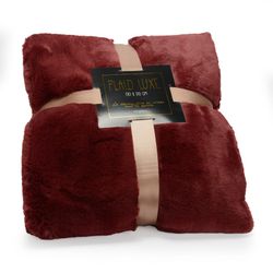 Cobertor Luxe Burgundy 170 x 130 cm