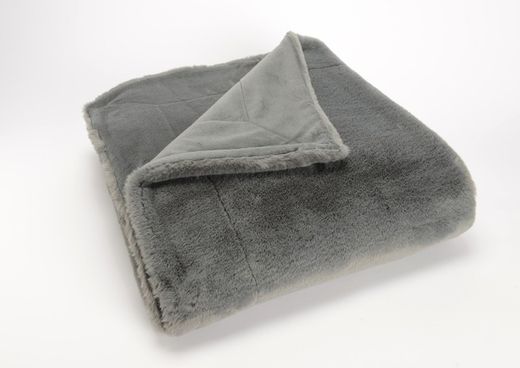 Couverture Gris Anthracite Luxe 170 x 130 cm