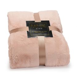 Luxe Old Pink Blanket 170 x 130 cm