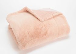 Luxe Old Pink Blanket 170 x 130 cm