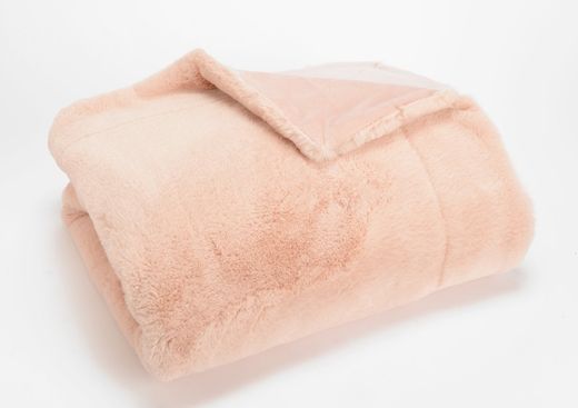 Luxe Old Pink Blanket 170 x 130 cm