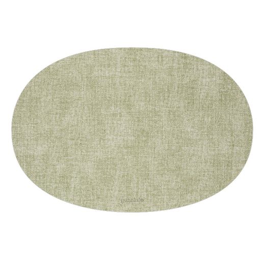 Mantel individual Oval Verde menta, 33x48x1cm