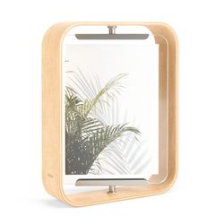 Natuurlijke beuken en glazen fotolijst, 19 x 24 x 5 cm | Bellwood