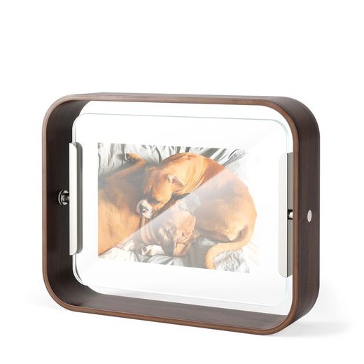 Ramka na zdjęcia z naturalnego buku i szkła, 19 x 24 x 5 cm | Bellwood