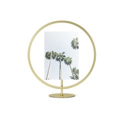 Fotolijst van ijzer en glas in goud, 26 x 10 x 26/30 cm | eindeloos