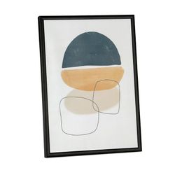 Moldura de parede de alumínio preto, 12" x 16" x 0,75" | Abstrato