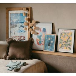 Black Aluminum Wall Picture Frame, 12" x 16" x 0.75" | Abstract