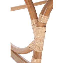 Chaise à bascule en osier, 112x70x94cm