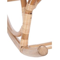 Chaise à bascule en osier, 112x70x94cm