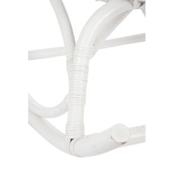 White Wicker Rocking Chair, 110x61x91cm