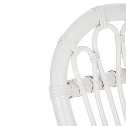 White Wicker Rocking Chair, 110x61x91cm