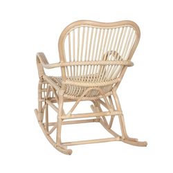 Rattan garden rocking chair in natural, 64 x 102 x 95 cm | Indonesia