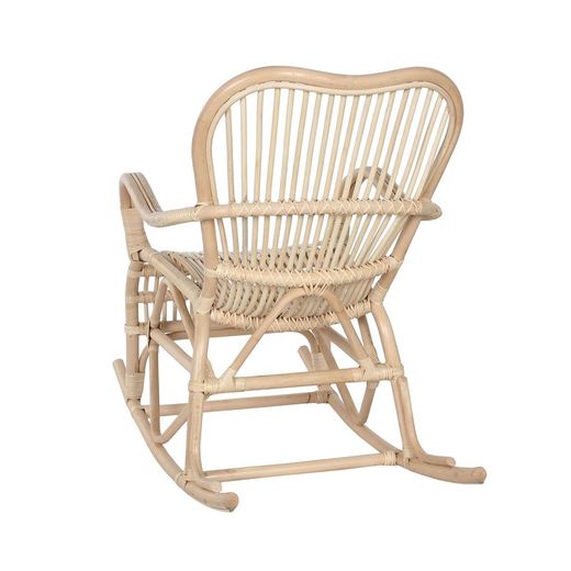 Rattan garden rocking chair in natural, 64 x 102 x 95 cm | Indonesia