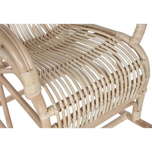 Rattan garden rocking chair in natural, 64 x 102 x 95 cm | Indonesia