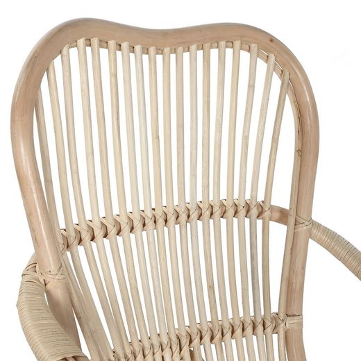 Rattan garden rocking chair in natural, 64 x 102 x 95 cm | Indonesia