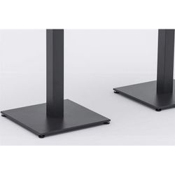 Table haute de jardin en aluminium anthracite, 160 x 70 x 106 cm | Orick