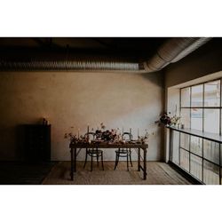 Folding high table made of tropical wood in natural, 175 x 59 x 107 cm | Bosco