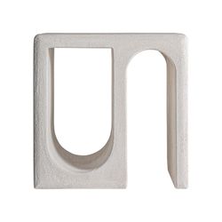 Beistelltisch aus Mangoholz in Off-White, 48 x 38 x 48 cm | Arnsberg