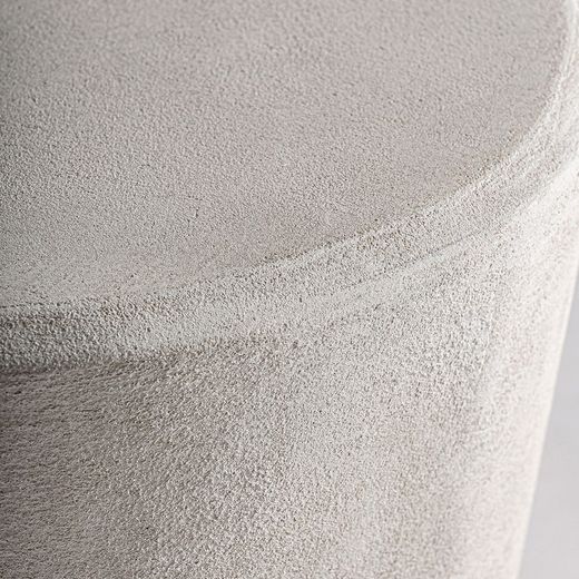 Beistelltisch aus Mangoholz in Off-White, 60 x 60 x 40 cm | Arnsberg