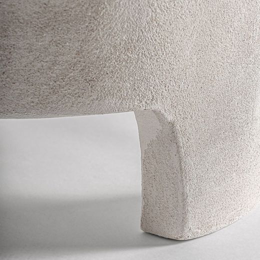 Beistelltisch aus Mangoholz in Off-White, 60 x 60 x 40 cm | Arnsberg