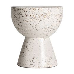Τραπεζάκι Albenga White Terrazzo, 40 x 40 x 45 cm