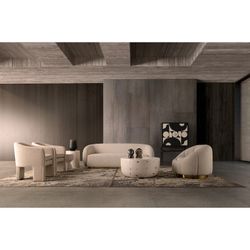 Τραπεζάκι Albenga White Terrazzo, 40 x 40 x 45 cm